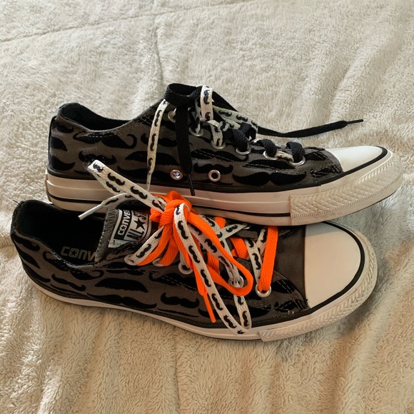 mustache converse